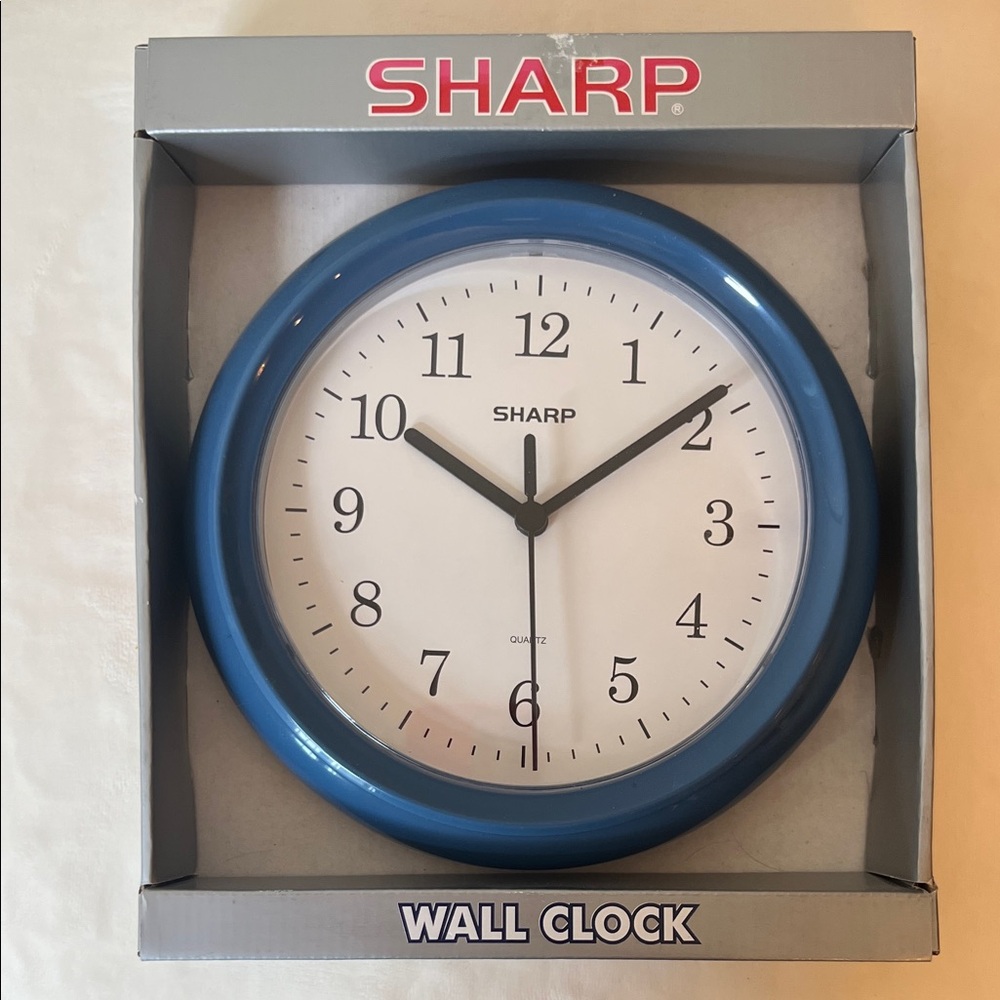 Vintage Sharp Wall Clock – New in‎ Original Box